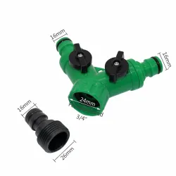 Connecteur de forme Y 3/4" - joint de robinet de filetage pour arrosage de jardin
