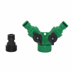 Connecteur de forme Y 3/4" - joint de robinet de filetage pour arrosage de jardin