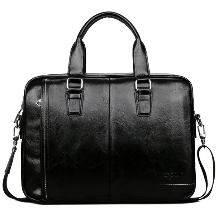 Elégant grand sac à bandoulière en cuir