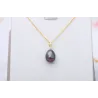 Collier en or de luxe avec perle 45cm