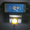 Led - mini lampe murale avec chargeur USB - Plug EU