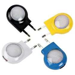 Led - mini lampe murale avec chargeur USB - Plug EU