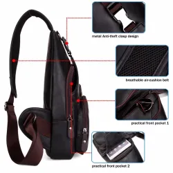 Sac à bandoulière POLO Fashion - sac à dos en cuir
