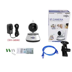 Caméra sans fil de sécurité IP - WiFi intelligent avec carte SD 32Go