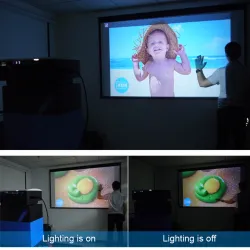 LED 1800L - support full HD - mini projectorProjectors