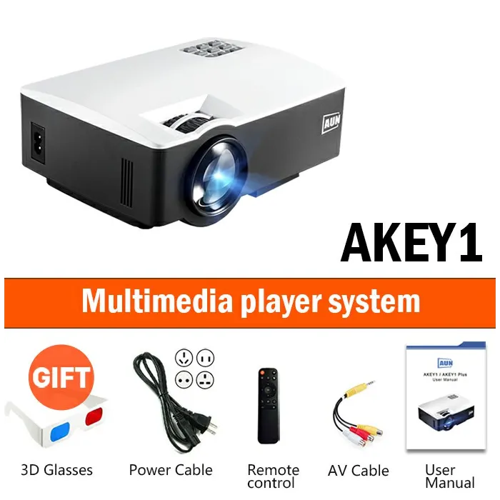 LED 1800L - support plein HD - mini projecteur