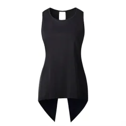 Blouse croisée irrégulière - haut élégant
