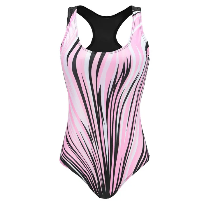 One-piece sport swimsuit - spandexBeachwear