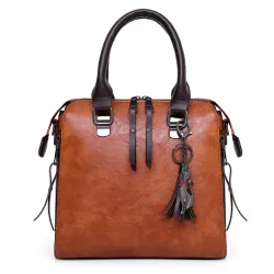 Luxury leather bag set incl purse 4 pcsSets