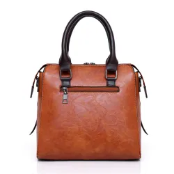 Sac en cuir de luxe avec porte-monnaie 4 pièces