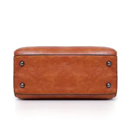 Sac en cuir de luxe avec porte-monnaie 4 pièces
