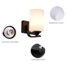 E27 LED base - wall lamp with single and double headE27
