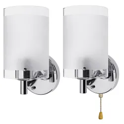 AC85-265V E27 Lampe de mur en verre moderne