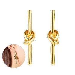 Boucles d'oreilles en acier inoxydable