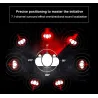 NiUB5 PC65 casque de jeu lumineux - 3D USB 7.1 casques PS4 avec bruit annulant