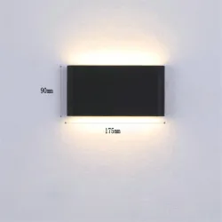 Moderne 6W - 12W LED intérieure - lampe murale extérieure étanche IP65