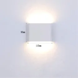Moderne 6W - 12W LED intérieure - lampe murale extérieure étanche IP65