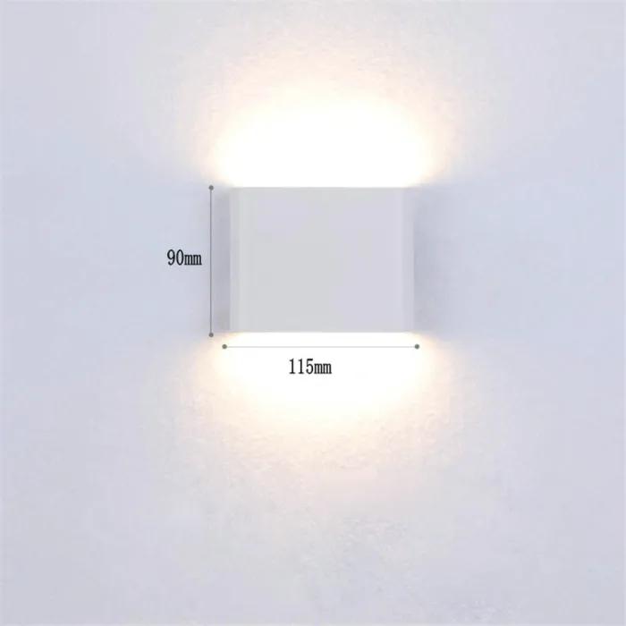 Moderne 6W - 12W LED intérieure - lampe murale extérieure étanche IP65