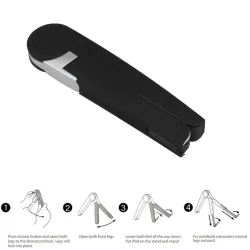 Support portable réglable pour ordinateur portable
