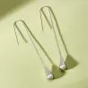 Water drop stainless steel long earringsEarrings