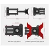Porte-TV murale pivotante universelle - support