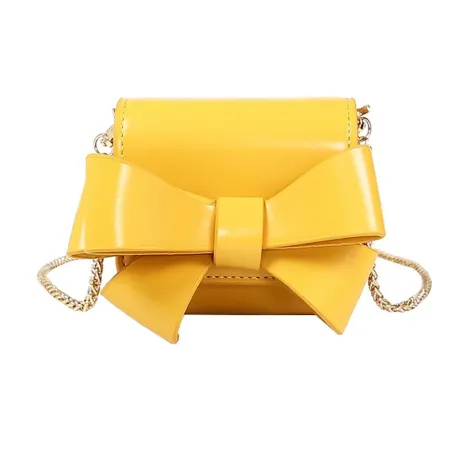 Petit sac élégant avec arc & chaîne