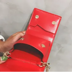 Petit sac élégant avec arc & chaîne