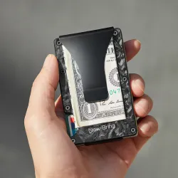 Mini porte-cartes de crédit - portefeuille en métal