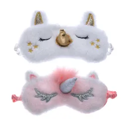 Masque de couchage avec licorne