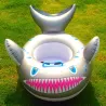 Cartoon shark - inflatable baby swimming ring - seat with handleSwimming