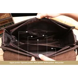 Sac à bandoulière en cuir