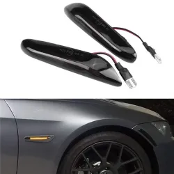 Smoke 16 LED - éclairage de marqueur latéral - clignotants de signal de virage pour BMW E90 E91 E92 E39 E60 E46 E83 E53 E36 - 2