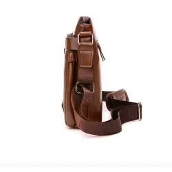 Sac à bandoulière en cuir tendance avec portefeuille*