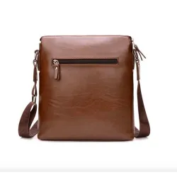 Sac à bandoulière en cuir tendance avec portefeuille*