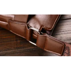 Sac à bandoulière en cuir tendance avec portefeuille*