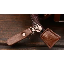 Sac à bandoulière en cuir tendance avec portefeuille*