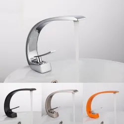 Robinet de bassin en laiton - eau chaude et froide