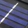 LED solaire alimenté par le vent chimes lumière - balles suspendues - lampe