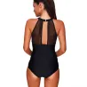 One-piece mesh swimsuit with push upBeachwear