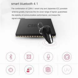 Mini casque Bluetooth - écouteurs invisibles sans fil avec microphone & boîte de recharge