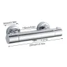 Robinet douche salle de bain - vanne thermostatique mixte