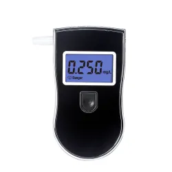 Professional alcohol tester - breath test - LCD displayBar supply