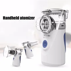 Nébulisateur ultrasonique portable - mini inhalateur portatif - humidificateur d'air - atomiseur - set