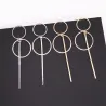 Boucles d'oreilles longues style punk tendance