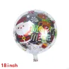 Joyeux Noël - ballons en aluminium