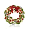 La couronne de Noël - broche