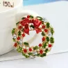 La couronne de Noël - broche
