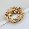 La couronne de Noël - broche