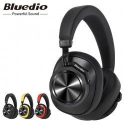 Bluedio T6S Casque Bluetooth - annulation de bruit actif - casque sans fil avec commande vocale