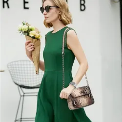 Forme de peau de serpent - petit sac à bandoulière